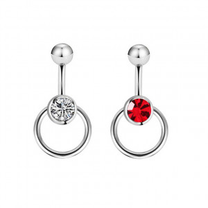 Piercing Damă din Inox chirurgical 316L cu cristal