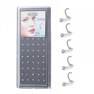 Piercing Damă din Inox chirurgical 316L cu cristal