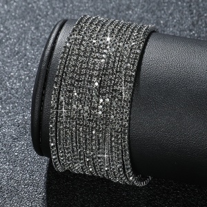 Set of 10 crystal tennis bracelets SIC MODA 5915 - Img 2
