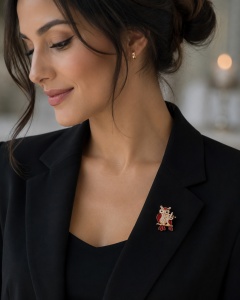 SIC MODA 3848 Bufnite Brooch