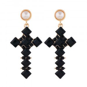 Sic Moda 4158 Cross earrings - Img 1
