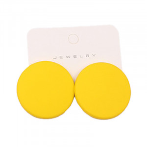 Sic Moda 4387X Round Yellow Sic Moda Earrings - Img 2