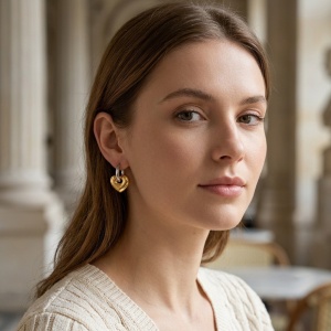 Sic Moda 6029 Bicolour stainless steel earrings