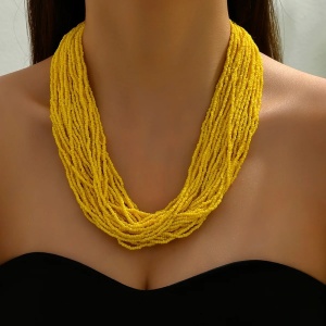 Sic Moda Bead Necklace 6034B - Img 3