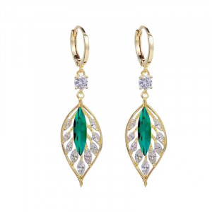 Sic Moda Leaf Earrings 5723B - Img 1
