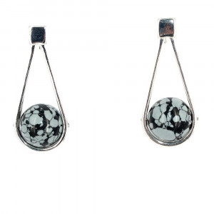 Sic Moda Rotating Stone Earrings 2180 - Img 1
