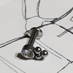 Stainless Steel Piercing SIC MODA 5323 - Img 3