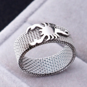 Titanium Scorpion Ring 4069 Sic Moda - Img 5