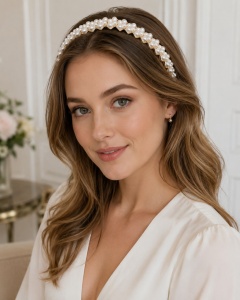 Bentita Cu Perle Șic Moda 6087