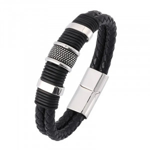 Brățară Bărbătesc din Inox chirurgical 316L — Argintiu