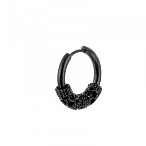 Cercei Bărbătesc din Inox chirurgical 316L — Negru