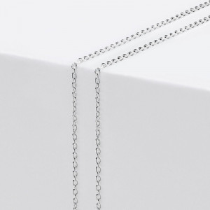 Colier Damă din Inox chirurgical 316L — Argintiu - Img 4