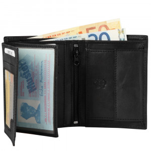 Excellanc 5180B Wallet Black Natural Leather - Img 2