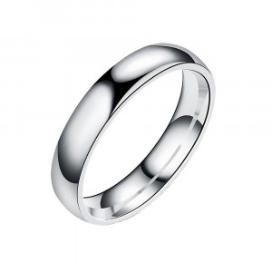 Inel Bărbătesc din Inox chirurgical 316L — A rgintiu