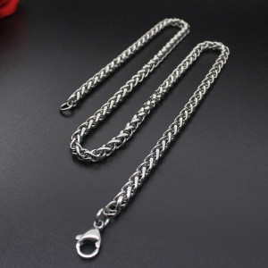 Lanț Gros Bărbătesc din Inox chirurgical 316L — Argintiu - Img 6