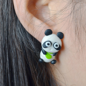 Panda earrings Sic Moda 4151 - Img 3