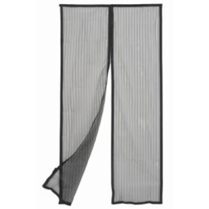 Perdea anti-insecte cu închidere magnetică 100 x 210 cm, negru - Img 2