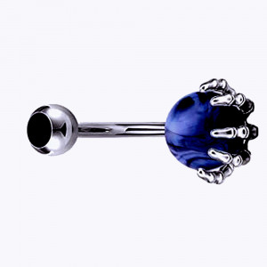 Piercing Damă din Inox chirurgical 316L — Argintiu - Img 3