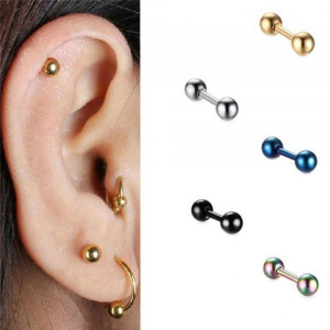 Piercing Damă din Inox chirurgical 316L — Argintiu - Img 6
