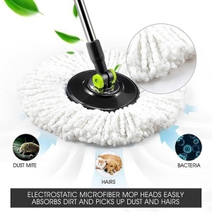 Rezervă de mop din microfibra și PVC