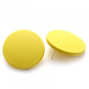 Sic Moda 4387X Round Yellow Sic Moda Earrings - Img 3