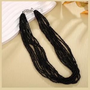 Sic Moda Bead Necklace 6037B - Img 2