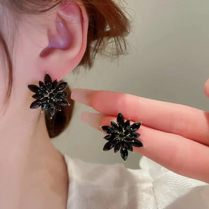 Sic Moda Flower Flower Earrings 5763C - Img 3