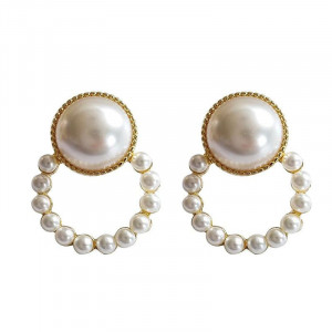 Sic Moda Pearl Earrings 5502 - Img 1