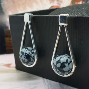 Sic Moda Rotating Stone Earrings 2180 - Img 2