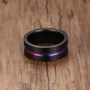SIC MODA titanium rainbow ring 3743 - Img 4