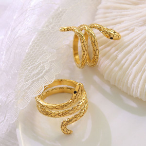 Snake Ring in Titanium SIC MODA 4047 - Img 7