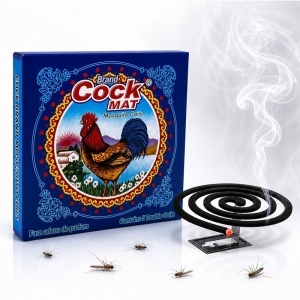 Spirale anti-țânțari cu suport metalic, set 5 bucăți