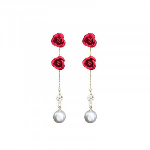 Trandafir Sic Moda 5477 rose earrings - Img 1