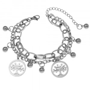Tree of Life stainless steel bracelet SIC MODA 3921 - Img 2