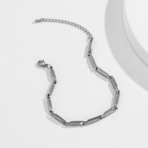 Brățară Bărbătesc din Inox chirurgical 316L — Argintiu - Img 2