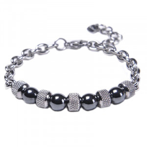 Brățară Bărbătesc din Inox chirurgical 316L — Argintiu