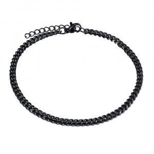 Brățară Bărbătesc din Inox chirurgical 316L — Negru
