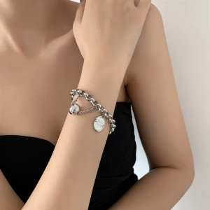 Brățară Damă din Inox chirurgical 316L — Argintiu - Img 3