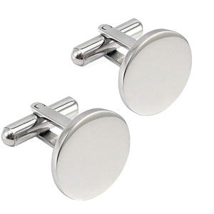 Butoni cămașă Bărbătesc din Inox chirurgical 316L — Argintiu