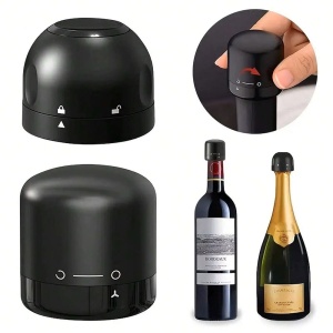 Capac de etanșare pentru sticla de vin, rotativ, din silicon