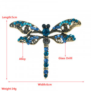 Dragonfly Brooch SIC MODA 4287 - Img 3