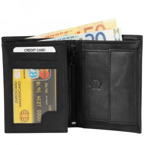 Excellanc 5180B Wallet Black Natural Leather - Img 3