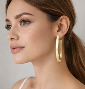 Gold Fashion Earrings