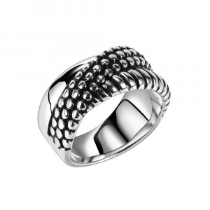 Inel Bărbătesc din Inox chirurgical 316L — Argintiu