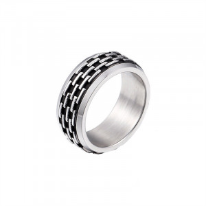 Inel Bărbătesc din Inox chirurgical 316L — Argintiu
