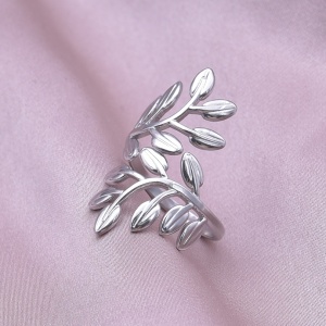 Inel Damă din Inox chirurgical 316L — Argintiu - Img 3