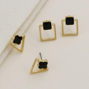 Minimalist earring set Sic Moda 5709 - Img 1