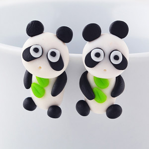 Panda earrings Sic Moda 4151 - Img 4