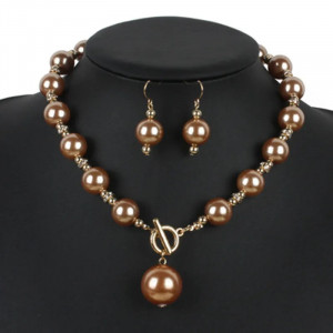 Set Colier si cercei Perle SIC MODA 5675C - Img 1