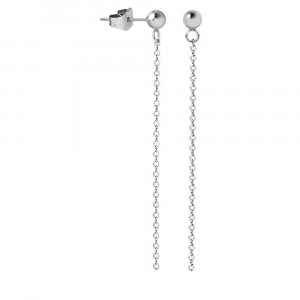SIC MODA 3912A Stainless Steel Chain Earrings - Img 1